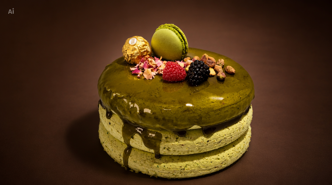Matcha Pistachio Cake